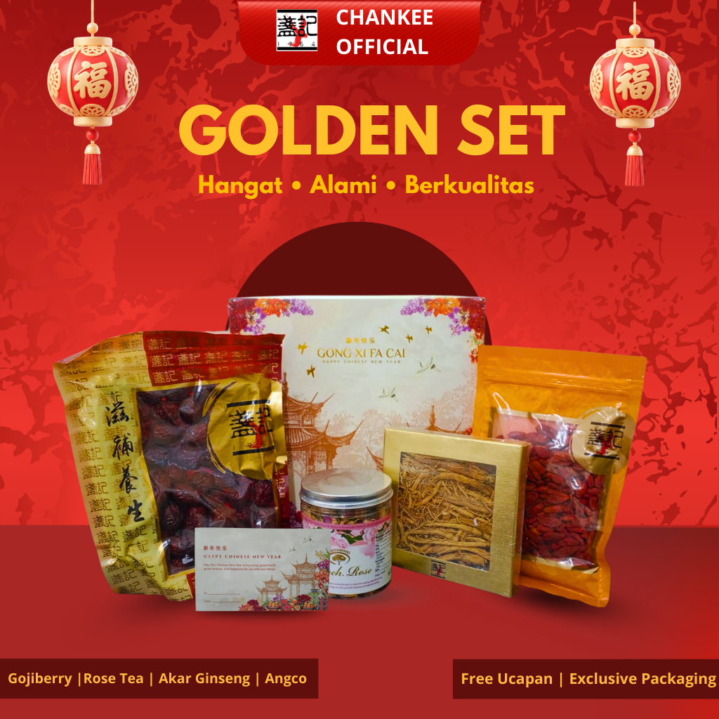 Chankee Golden Set Hampers Imlek/ Hampers Chinese New Year 2026/ Box Hampers Imlek