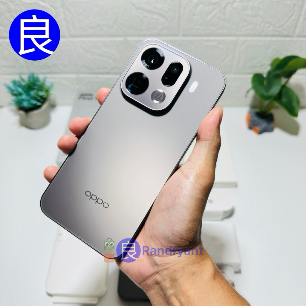 Oppo Find X9 Pro 16/512GB Titanium Charcoal Garansi Resmi Indo Fullset Ori Mulus Like New Bekas Seco