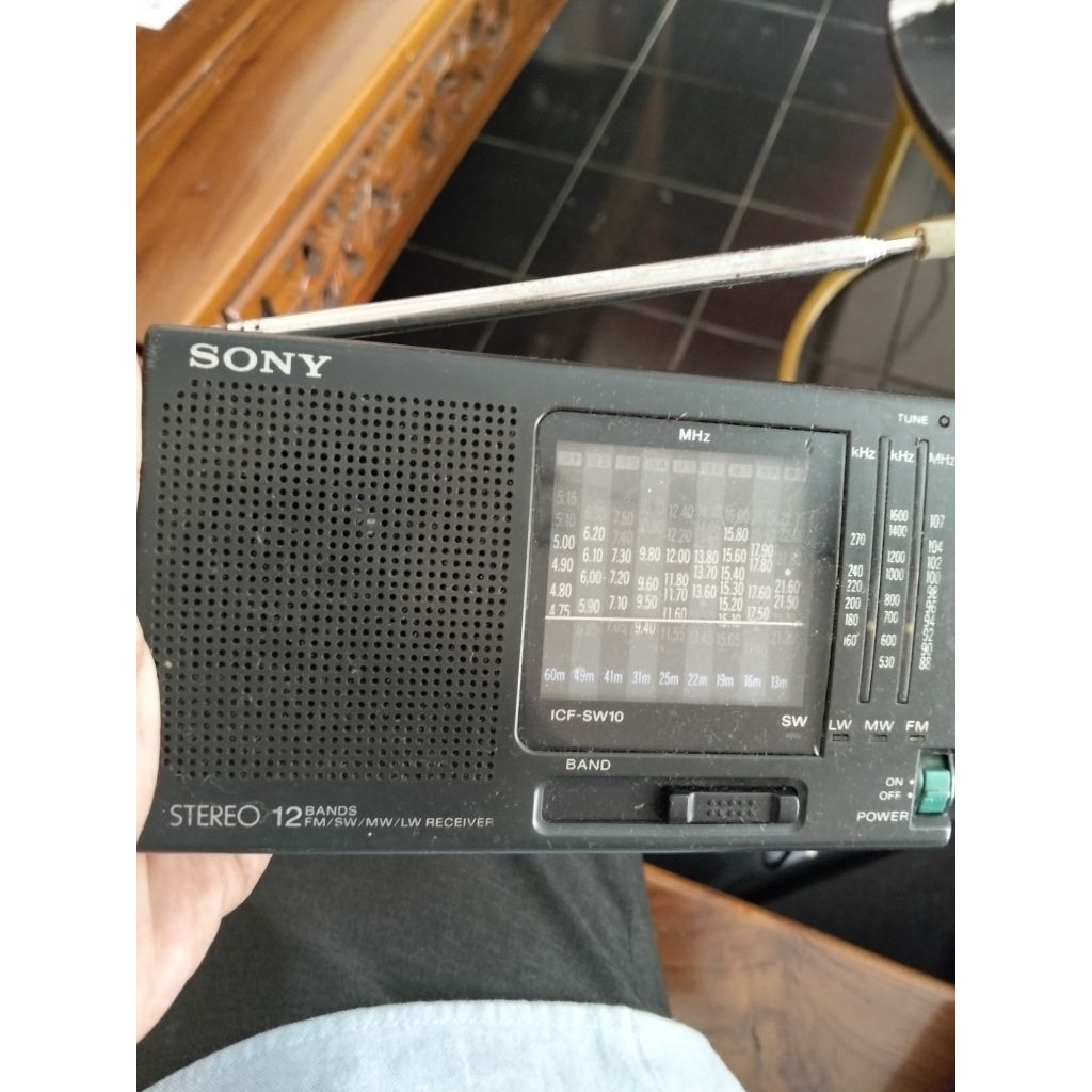 Radio Sony ICF-SW10 Radio 12 Bands