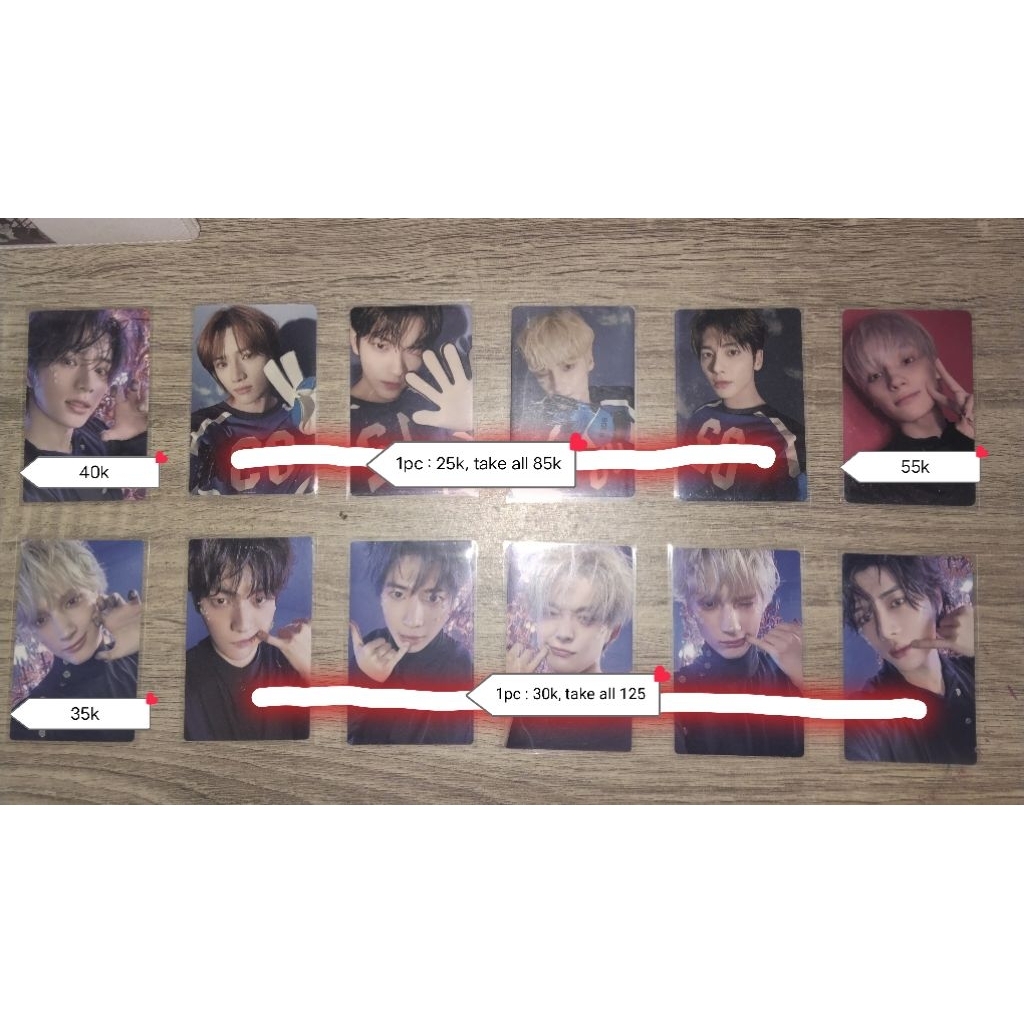WTS PC STARKISSED TXT ALL MEMBER, YZY HUENINGKAI