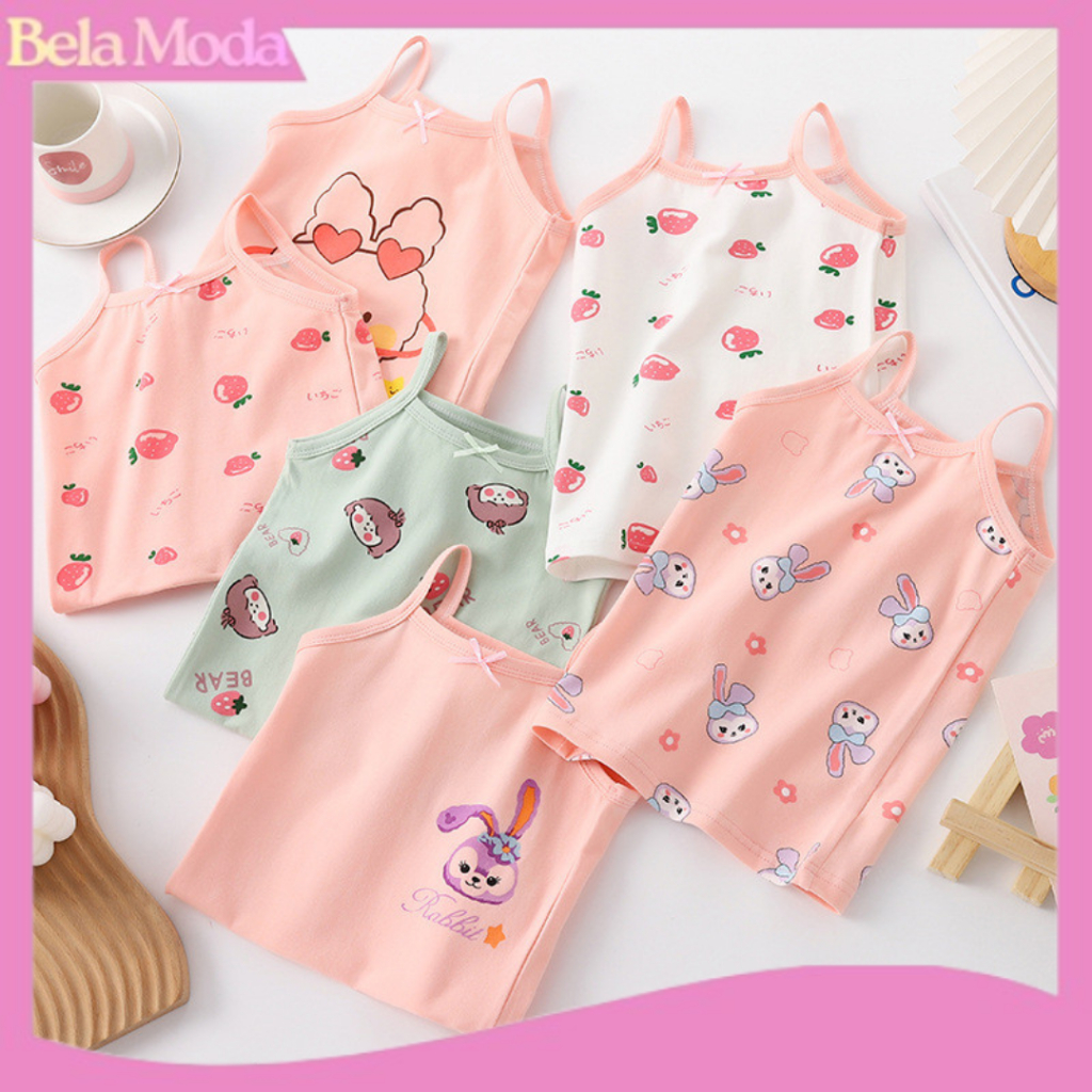 BJA008 Tanktop Anak Perempuan Singlet Dalam Anak Kaos Kutang Bayi Kaos Bayi