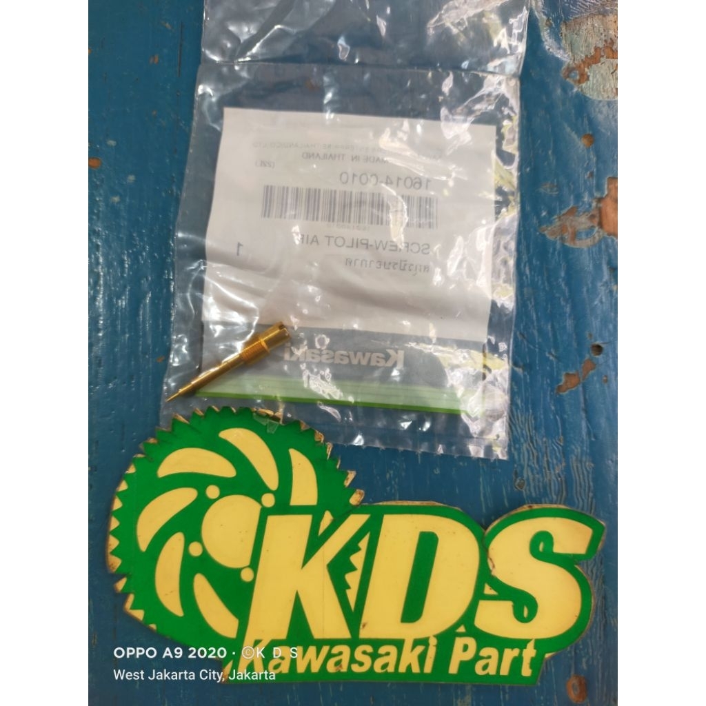 SCREW PILOT AIR / SEPUYER SETELAN ANGIN CARBU RATOR MOTOR KAWASAKI ZX 130 -16016-0010