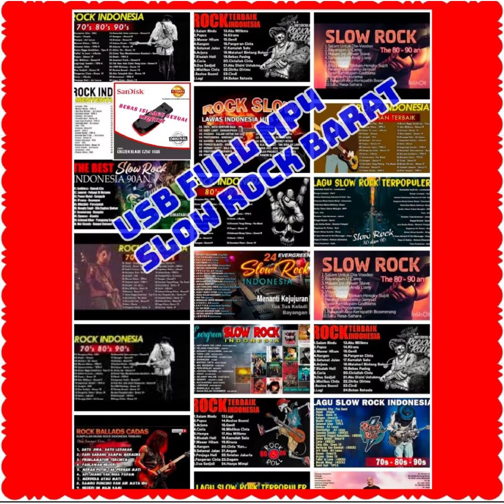 FLASHDISK USB ISI LAGU SLOW ROCK-USB MUSIK SLOW ROCK-USB LAGU SLOW ROCK BARAT-FLASHDISK MOBIL ISI LA