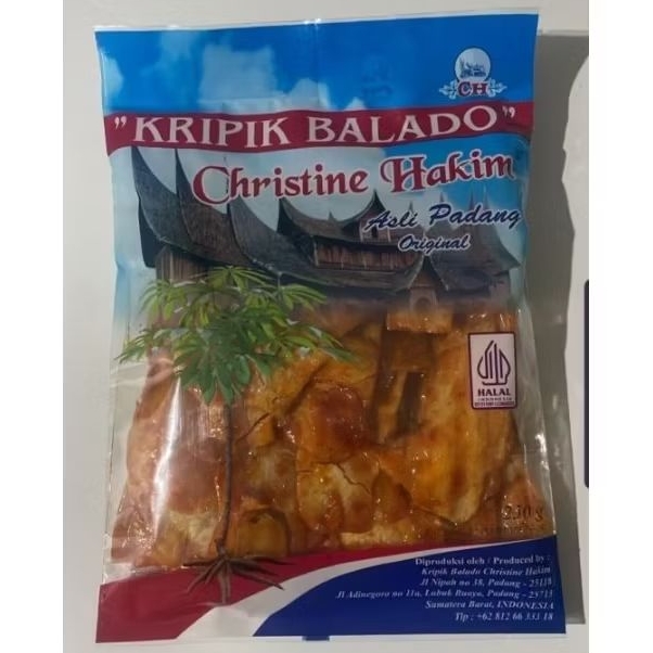 Keripik Balado Christine Hakim Asli Padang