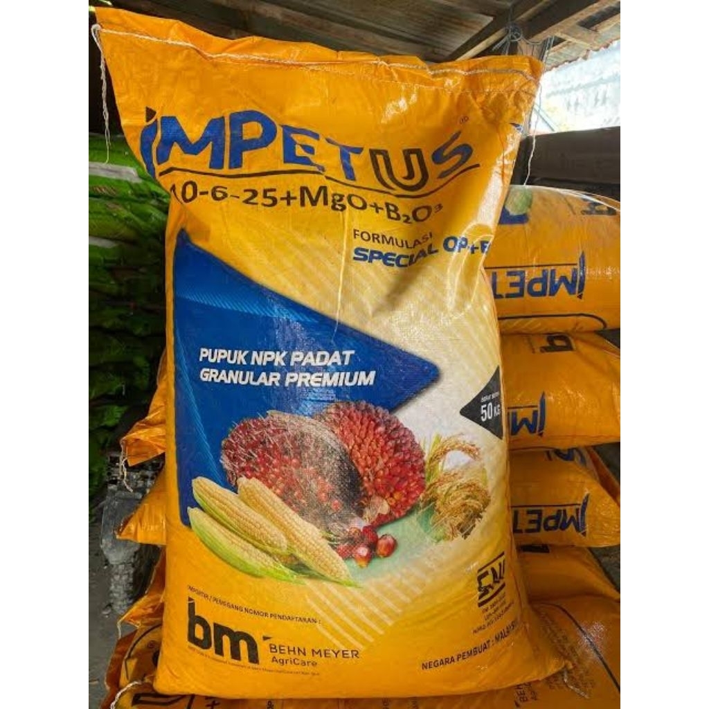 Pupuk NPK Boster Buah Impetus 10-6-25 Repack 1 kg