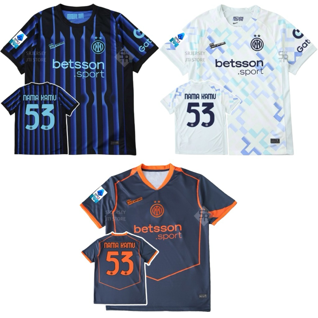 Jersey Inter Milan Home Away Third 2025 2026 - Jersey Inter Terbaru Grade Original