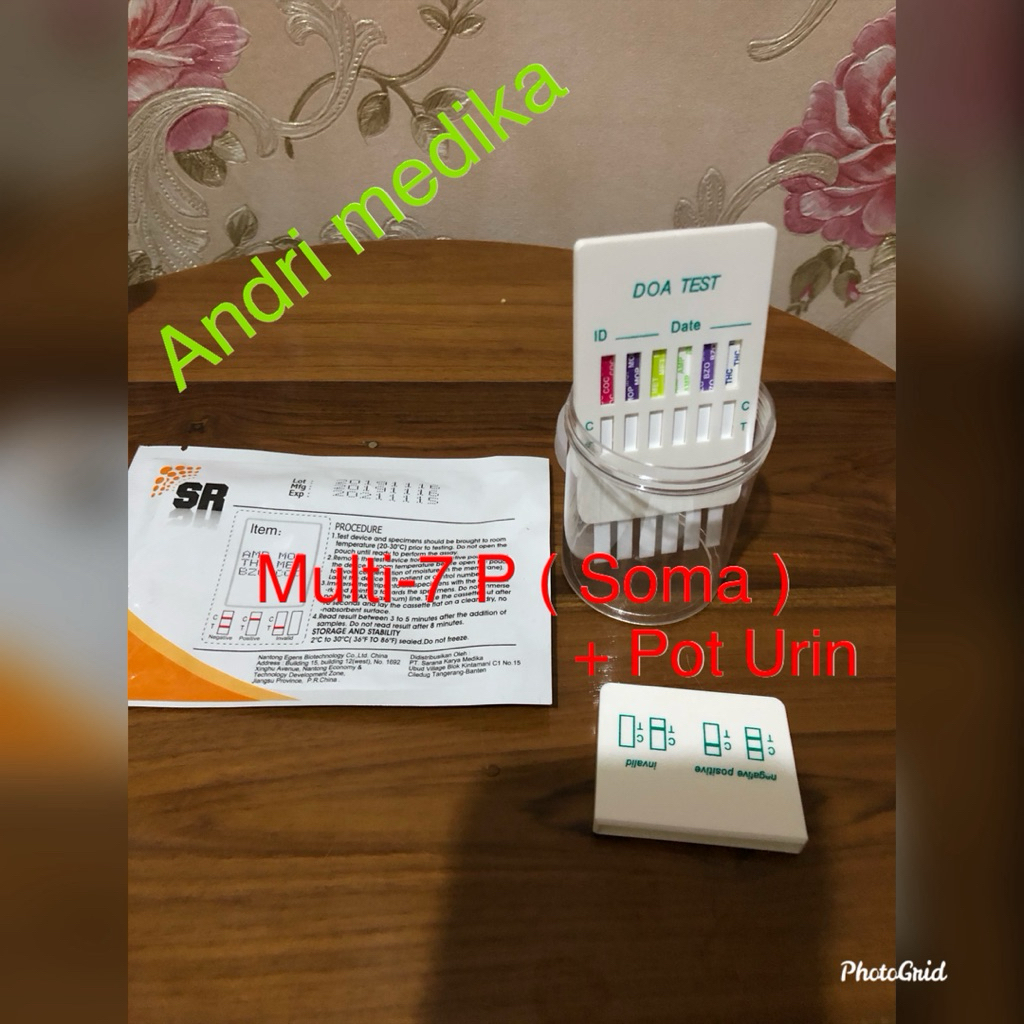 Tes Urine Multi-7 Parameter ( soma ) + Pot Urine