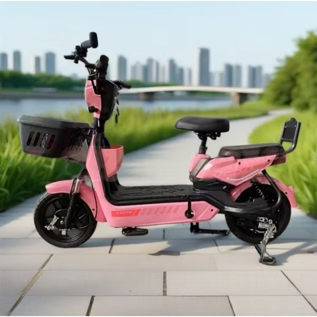 sepeda listrik exotic groza tx 180 pink sepeda listrik termurah sepeda listrik anak sepeda listrik m