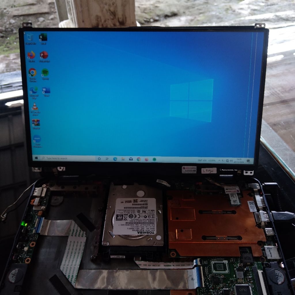 layar lcd LED HD minusan copotan lenovo thinkpad L380 L390 baca deskripsi