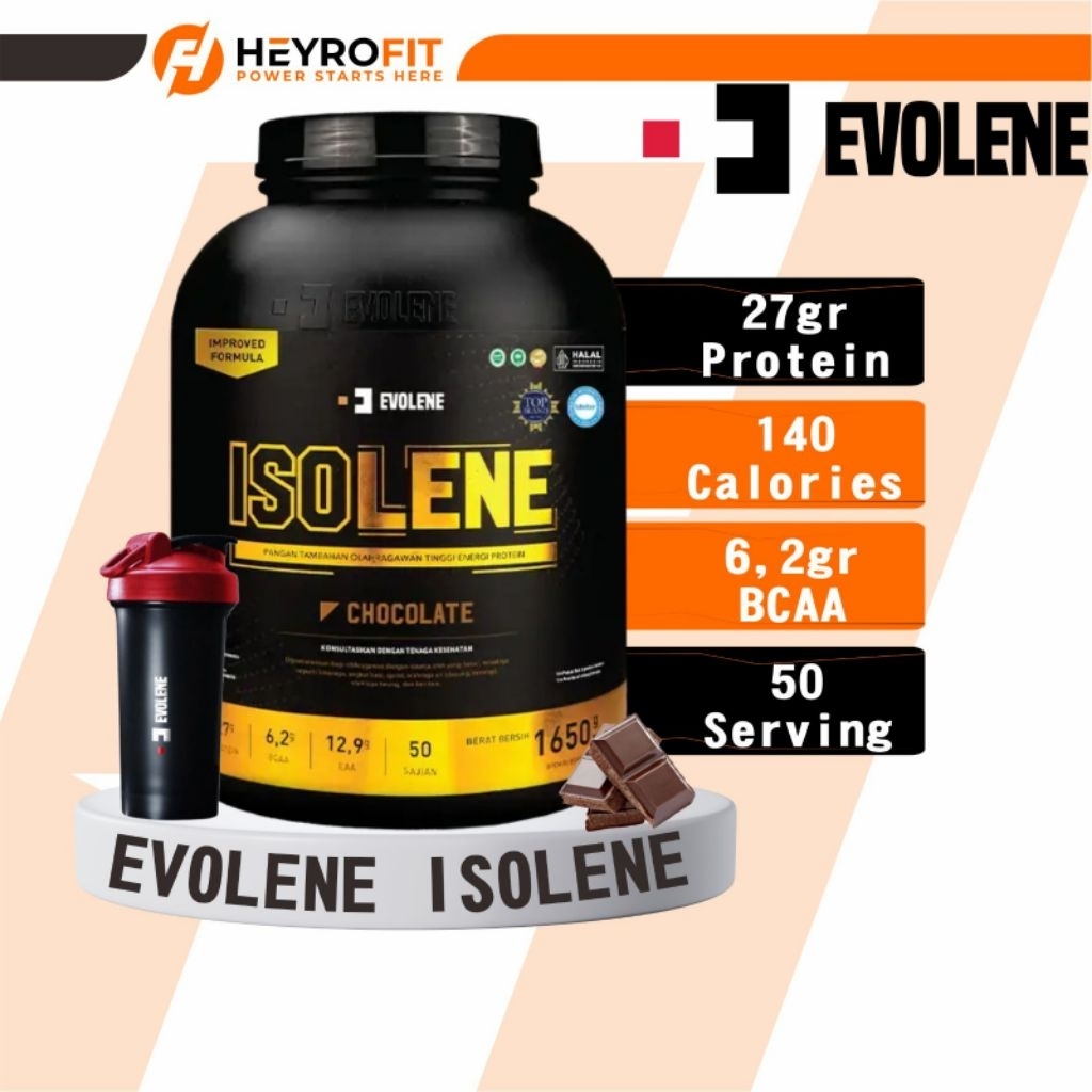 EVOLENE Isolene 50 Serving | Evolene Isolate whey protein 1650gr