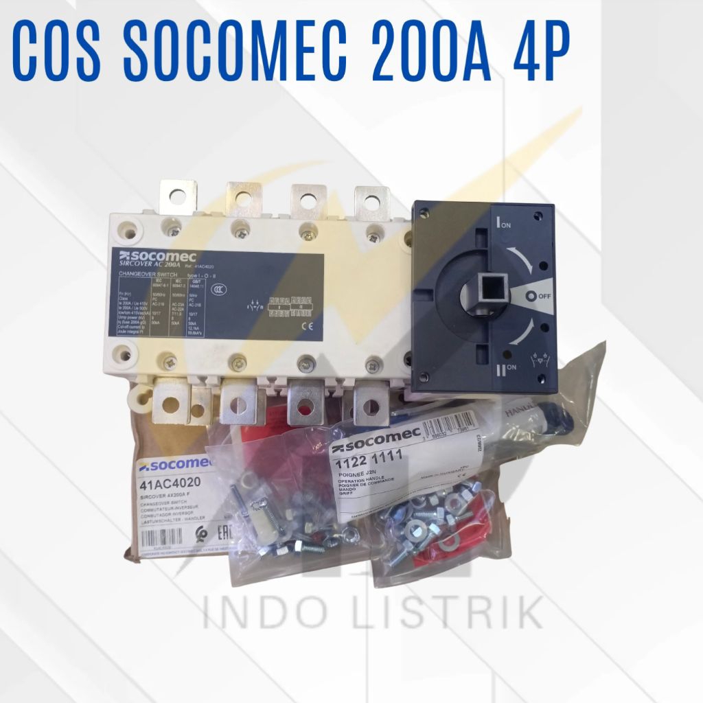 Cos Socomec 200A 4P / Change Over Switch Socomec 200A 4P