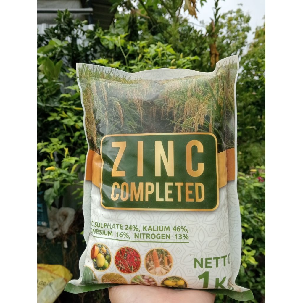 Pupuk Zn Zinc Completed Zink Zn Anti Asem-aseman Tanaman 1kg