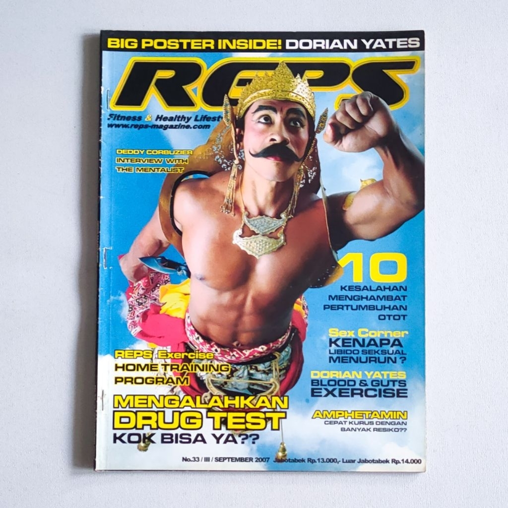 Majalah Fitness & Bodybuilding - REPS No. 33/III/September 2007
