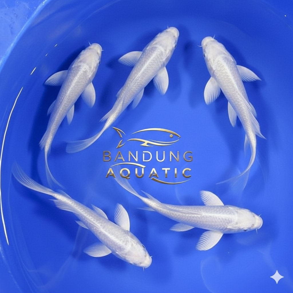 Ikan Koi Ogon Platinum Slayer 16-17cm Lolos Karantina