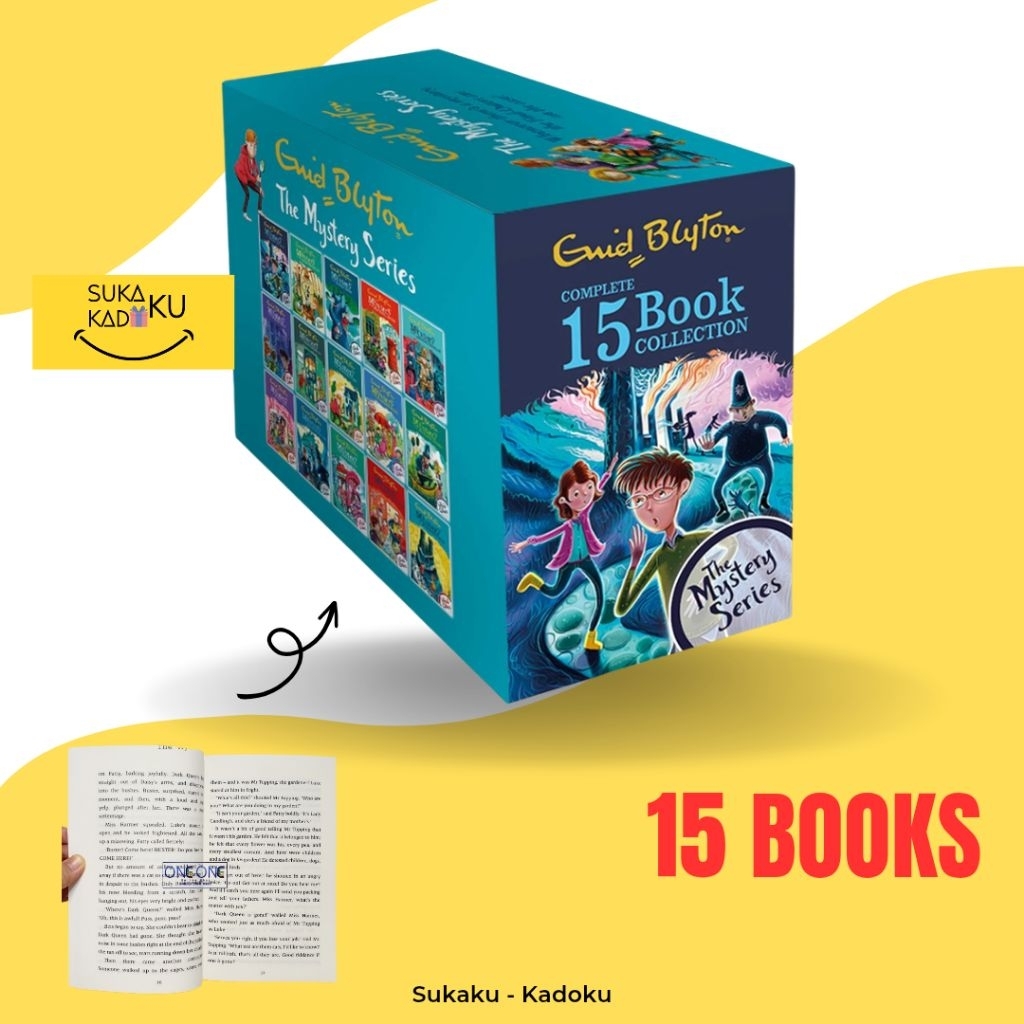 Enid Blyton The Mystery Series Find - Outers Complete 15 Books Collection Set Buku Novel Anak