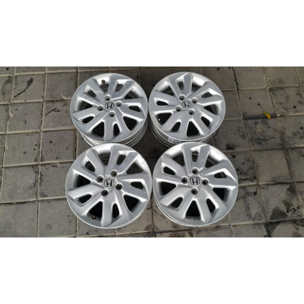Velg bekas mobil oem copotan mobilio ring 15 lebar 5 baut 4x100 velg only