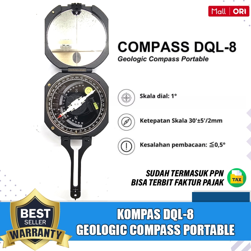 DQL 8 Kompas Geologi Dql 8 Dql-8 Pocket Compass Geologi Survey Model Dql8