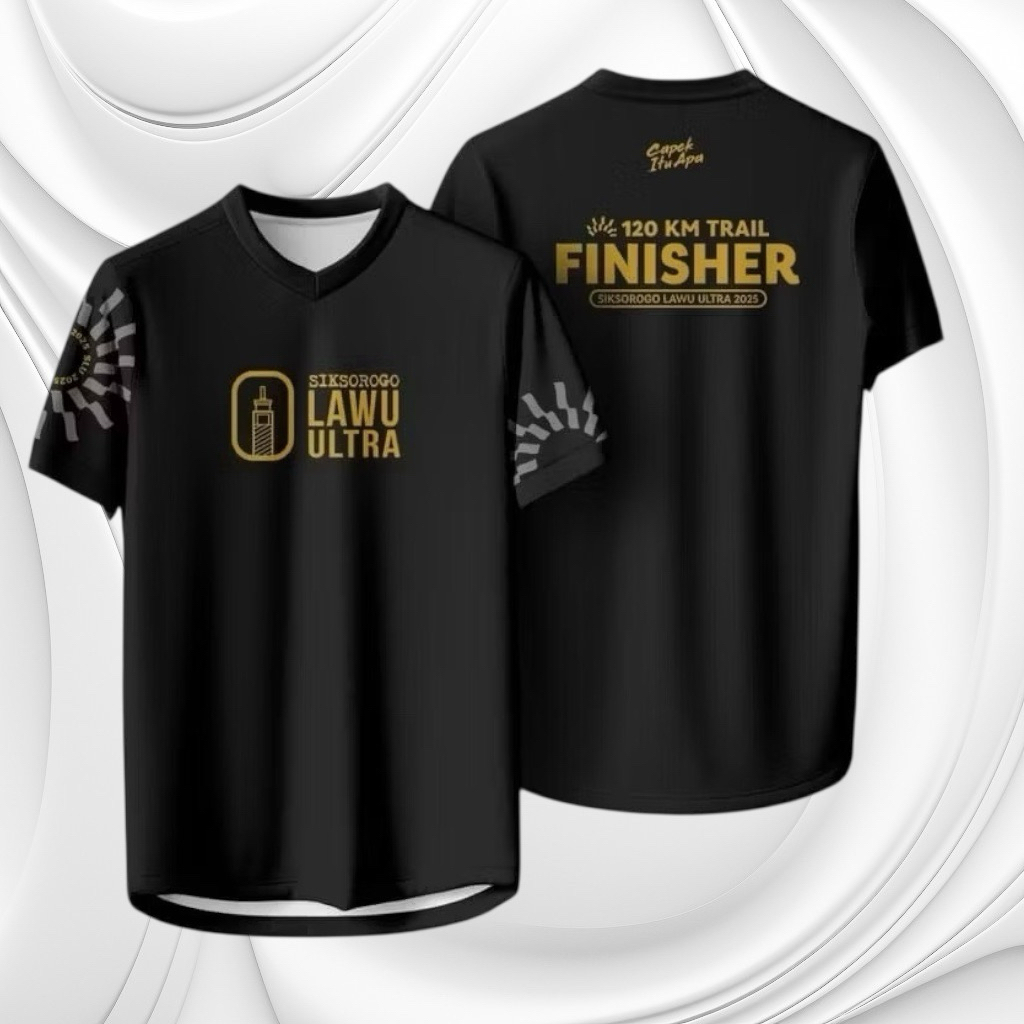 jersey finisher lari running trail marathon sikso rogo lawu ultra 2025