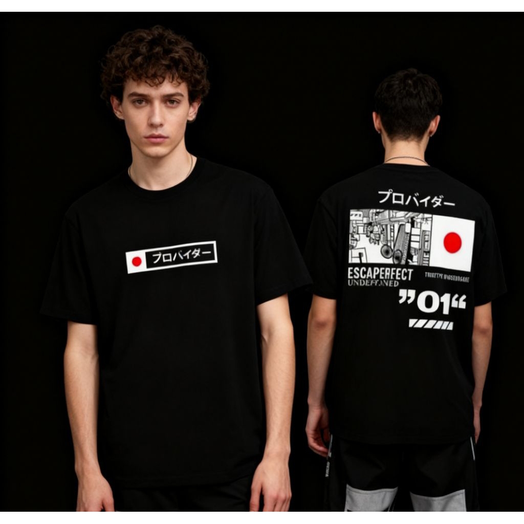 KAOS DISTRO OVERSIZE JAPAN ESCAPERFECT