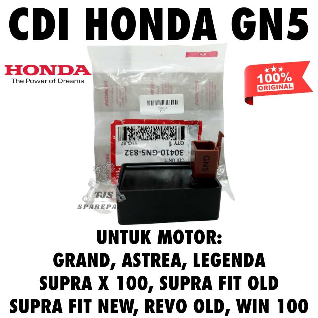 ORIGINAL ASLI CDI GN5 HONDA ASLI AHM Grand/Astrea/Legenda/Supra X 100 BERKUALITAS ASLI 100% ORIGINAL