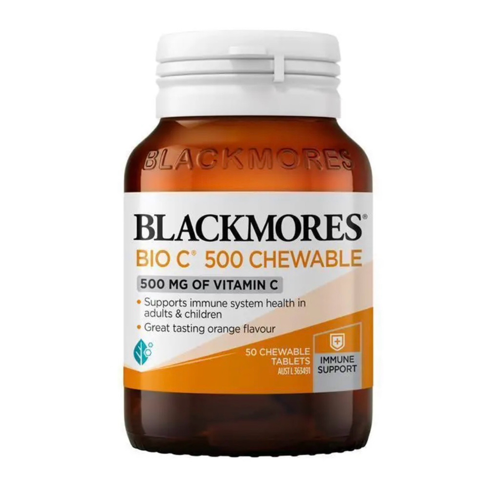 Blackmores Bio C 500 Chewable 125 tablets / 50 tablets | Vitamin C ORI AUSTRALIA | Vit C Blackmores 
