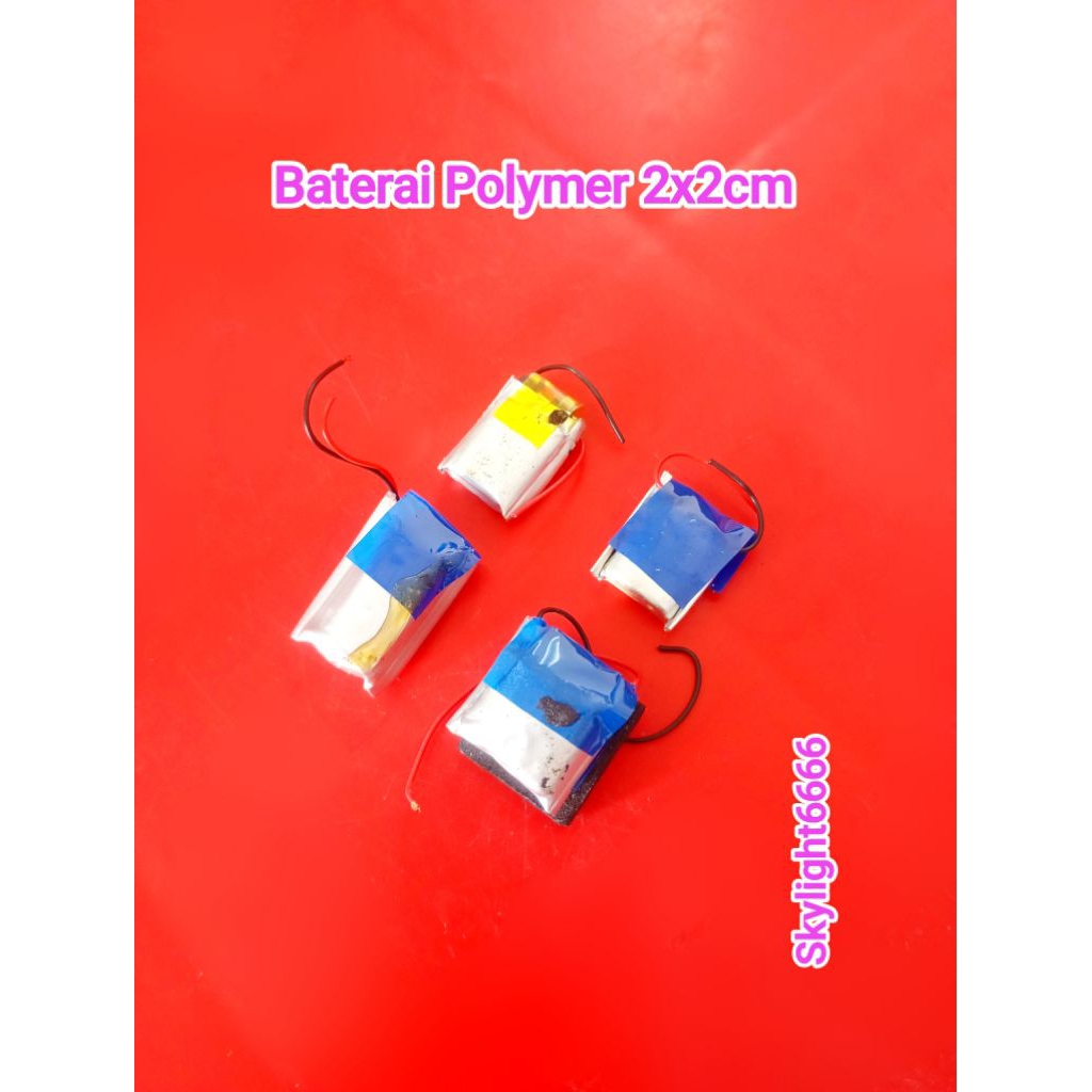 Baterai Polymer 2x2cm Copotan
