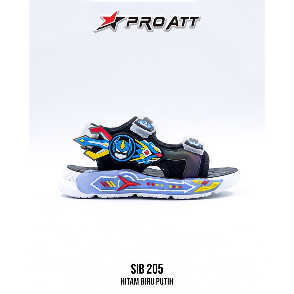 PRO ATT SIB 205 Sandal Let Gunung Perekat Velcro Anak Pria Cowok Kuat Nyaman Anti Slip Asli Produk I