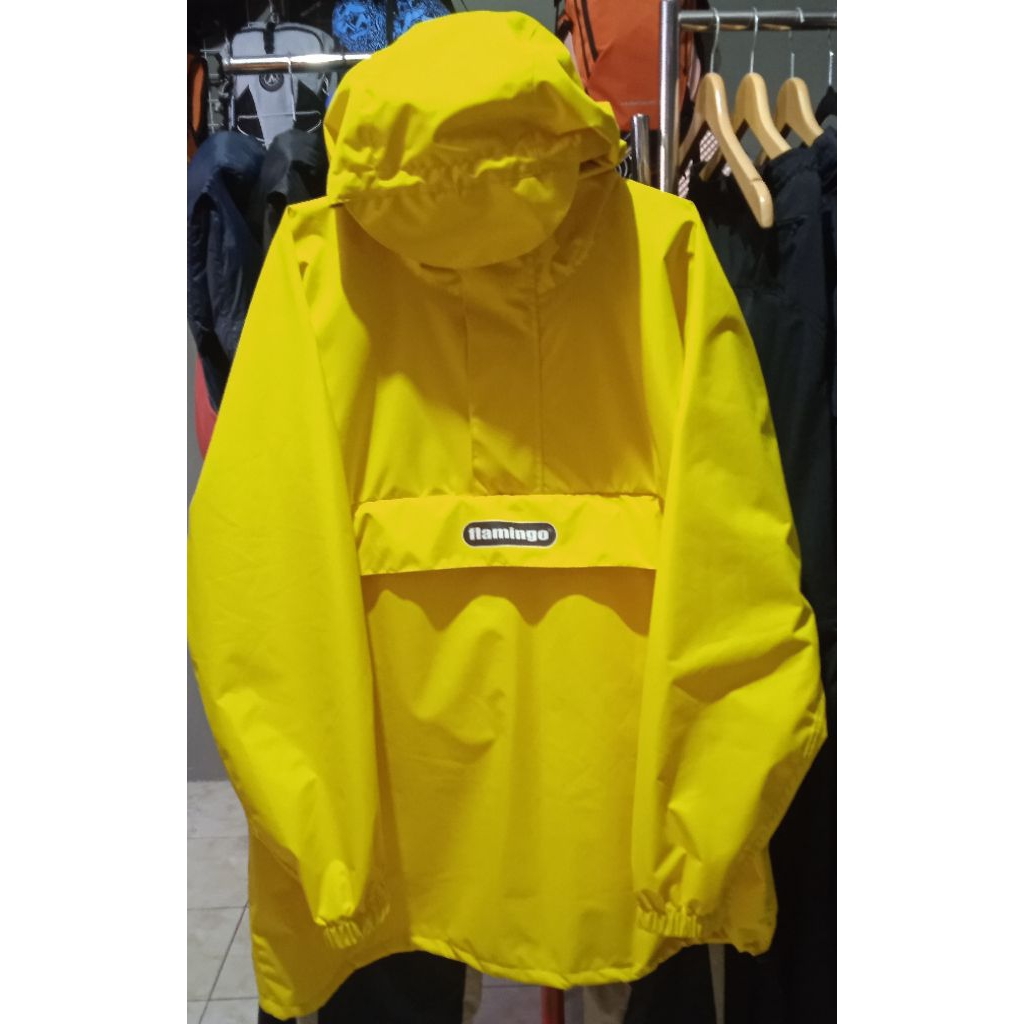 Jas Hujan - Raincoat FLAMINGO packable (size XL)
