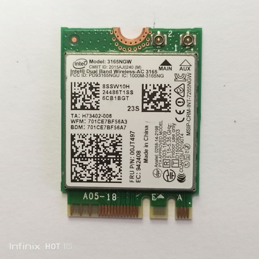 Wifi card network card internal lenovo v110-14iap series lenovo v110-14 v110-14ast ori