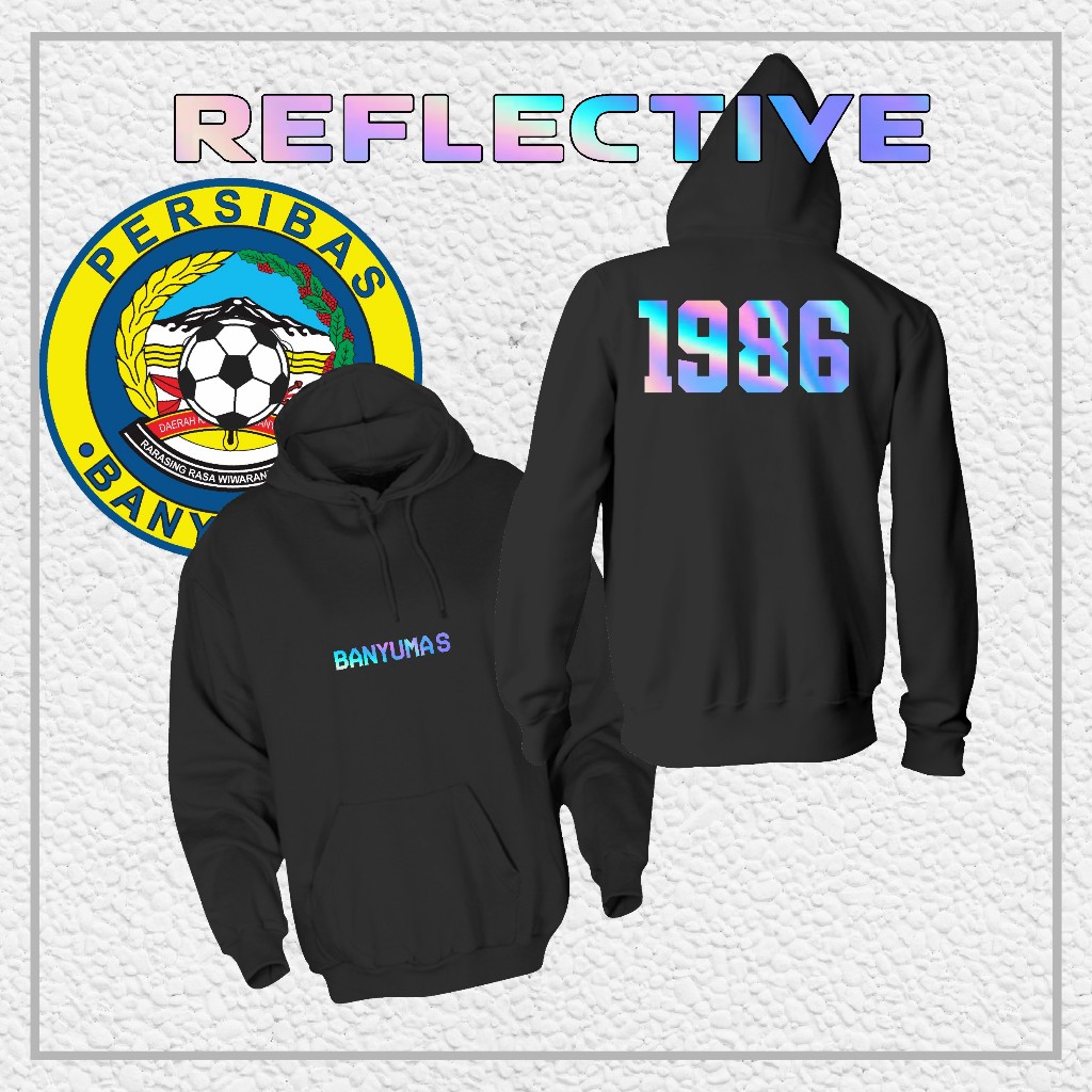Hoodie Jaket PERSIBAS Banyumas "Banyumas Reflektif" // Jaket Supporter / Hooligans