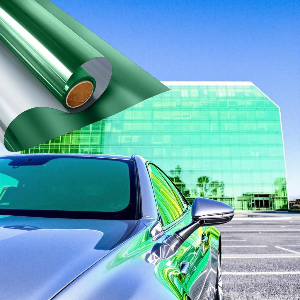 Stiker Kaca Film Ryben HiJau / Kaca Film Warna Hijau 50CM