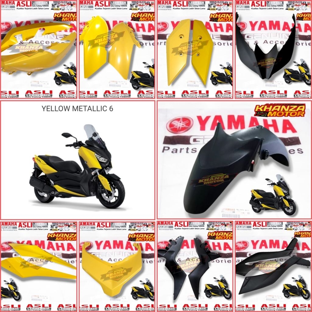 BODY BODY HALUS XMAX 250 OLD 2017-2022 ORIGINAL YAMAHA Kuning