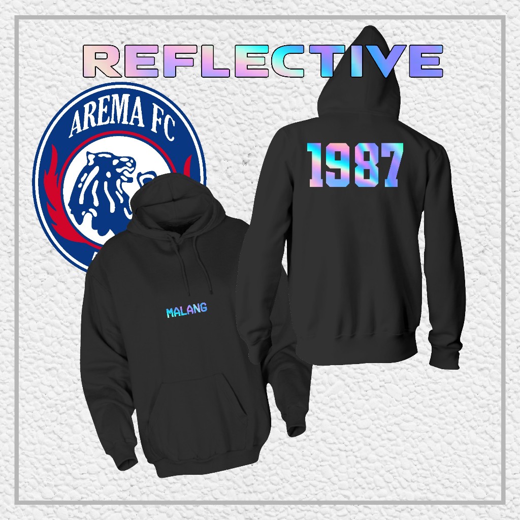 Hoodie Jaket AREMA Malang "Malang Reflektif" // Jaket Supporter / Hooligans