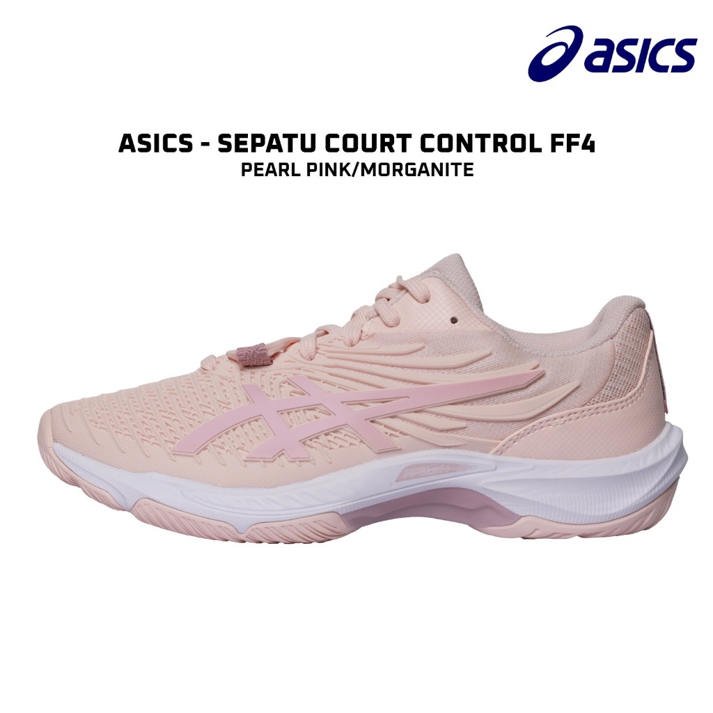 Sepatu Badminton  ASICS Court Control FF4 Pearl Pink Morganite