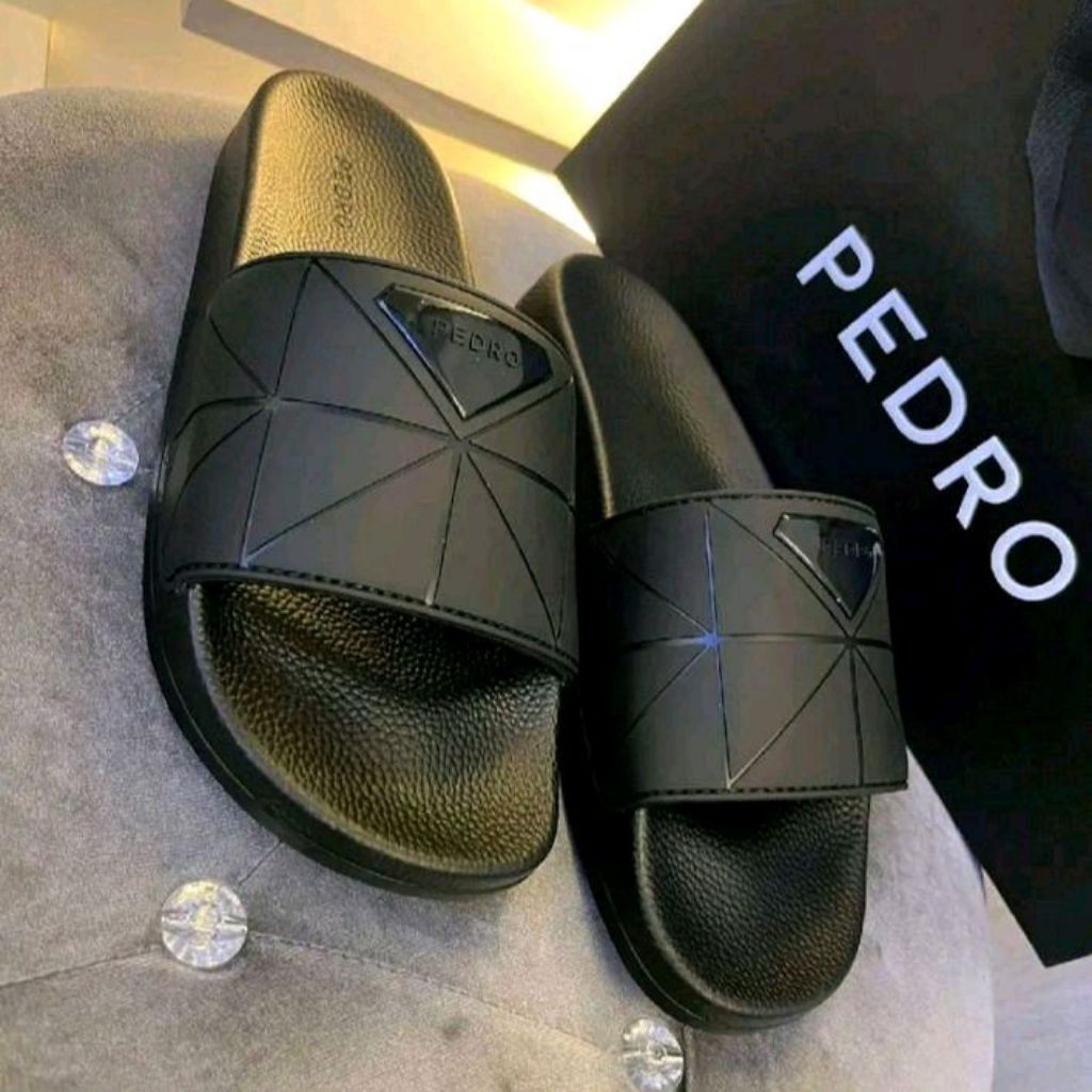 SENDAL SLOP CASUAL PEDRO PRIA WANITA MASAKINI ORIGINAL FREE BOX+PAPERBEK