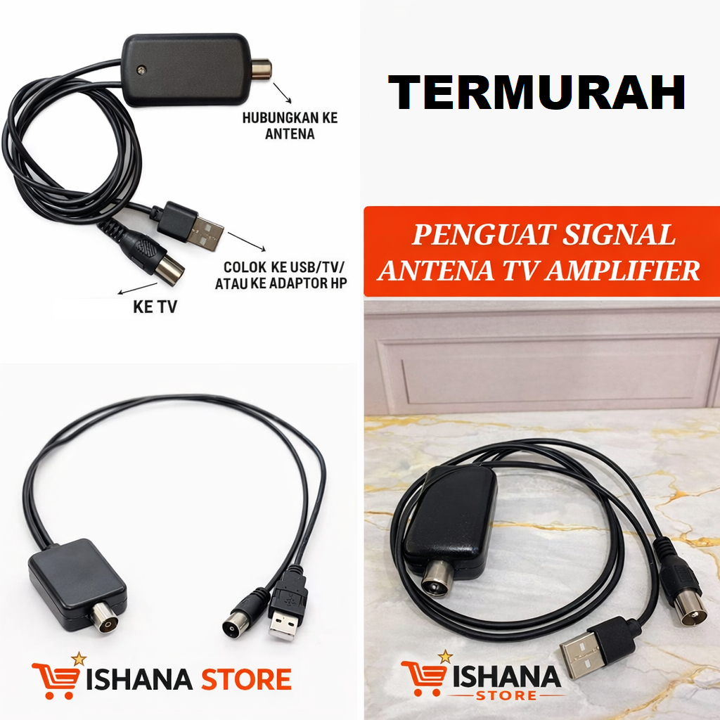 PENGUAT SIGNAL ANTENA TV AMPLIFIER/Penguat Sinyal TV Digital Amplifier