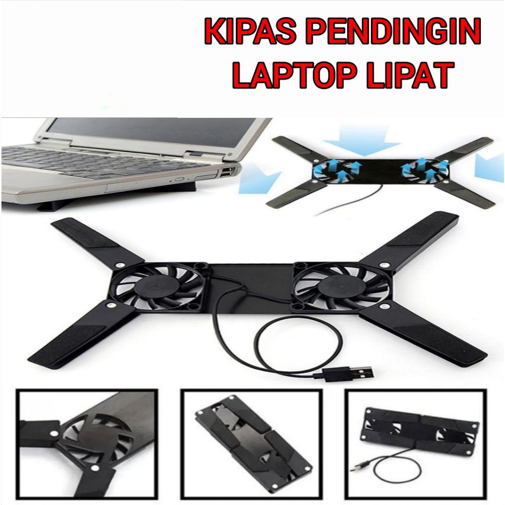 COOLER FAN KIPAS PENDINGIN LAPTOP LIPAT