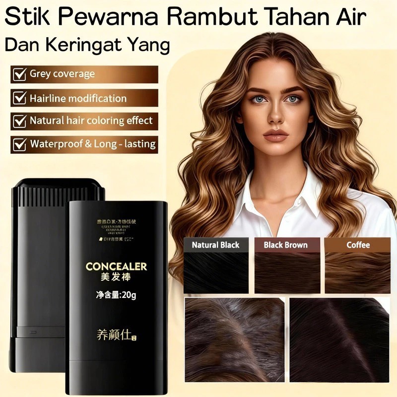 COD Pewarna Rambut Instan/Stik Pewarna Rambut/Pewarna rambut sekali pakai Cat rambut/Pewarna Rambut 