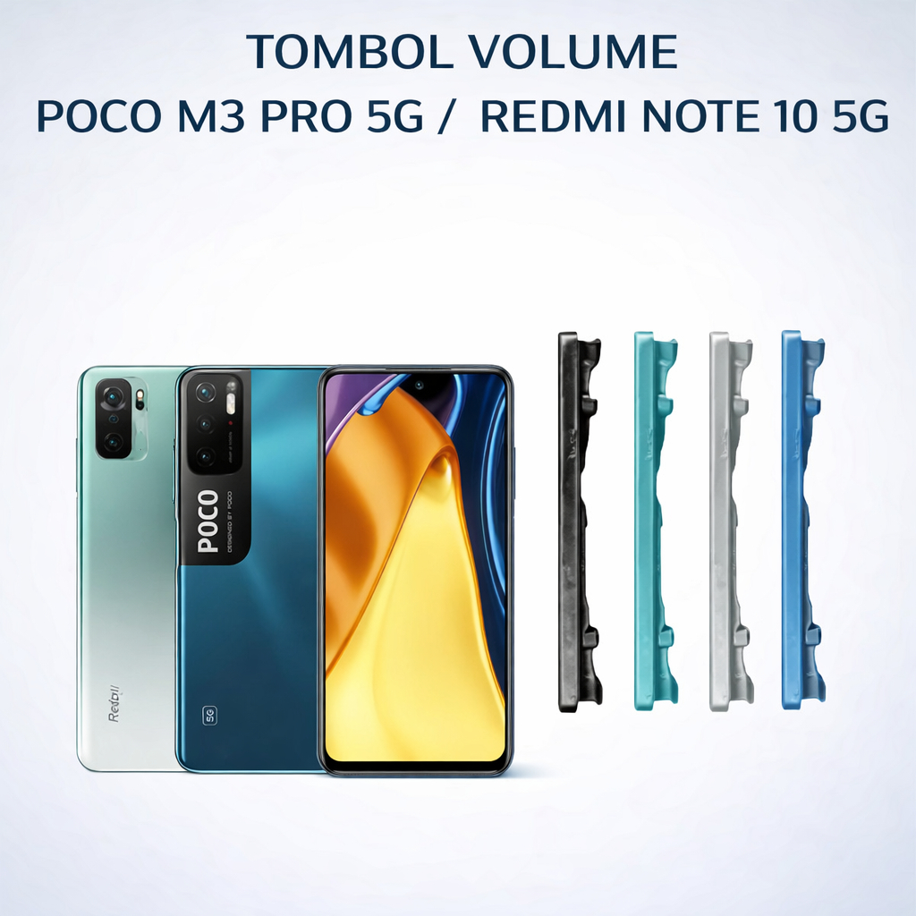 Tombol Poco M3 Pro 5G Tombol Volume Tombol Luar Pocophone Poco  M3 Pro 5G Redmi Note 10 5G Tombol Vo
