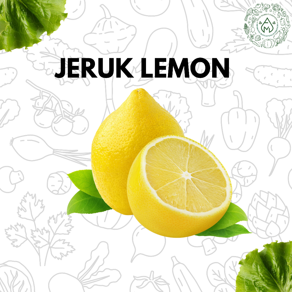 Jeruk lemon Segar di Petik Langsung dari Perkebunan