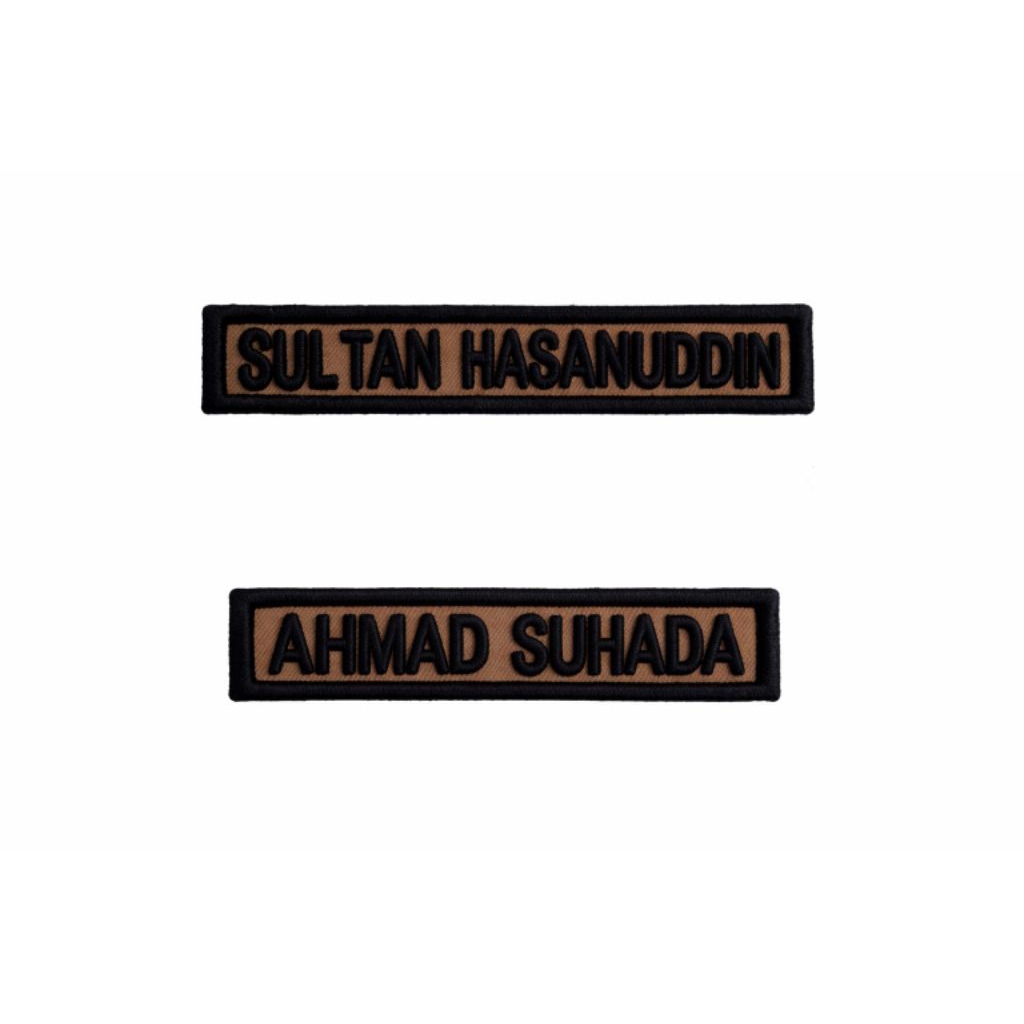 BORDIR NAMA PRAMUKA TIMBUL BERKUALITAS