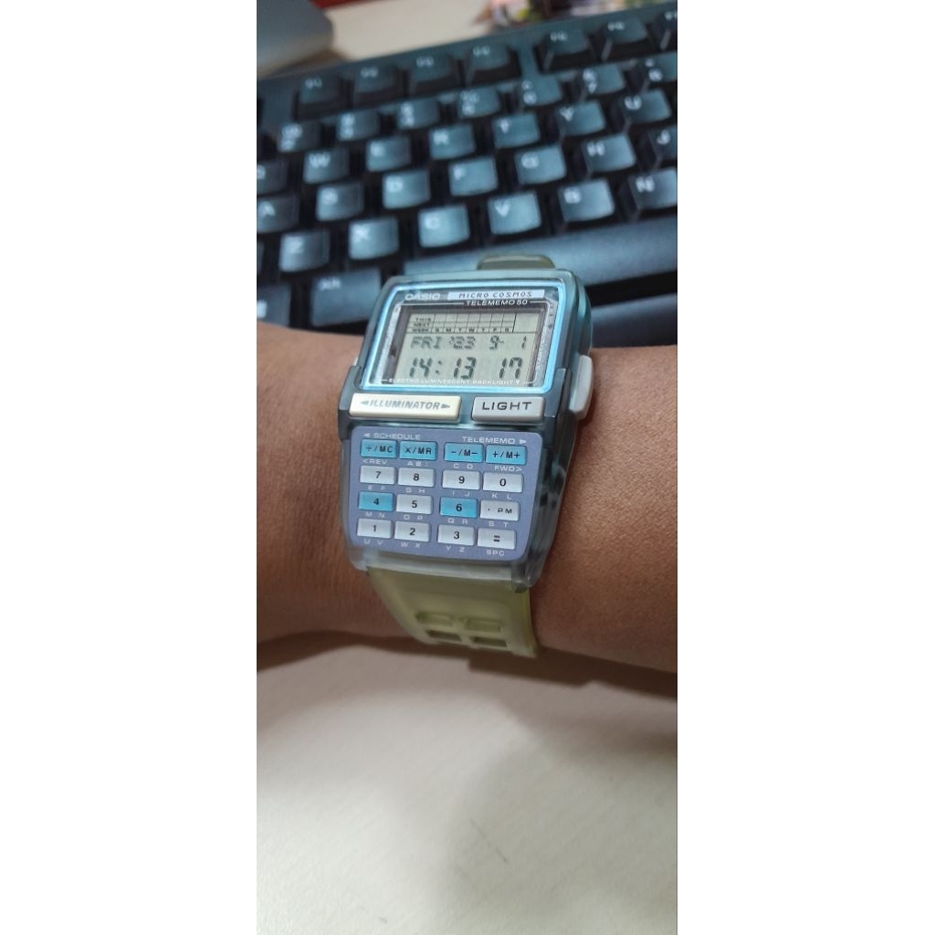 Casio DBC-63 Calculator Micro Cosmos Biru