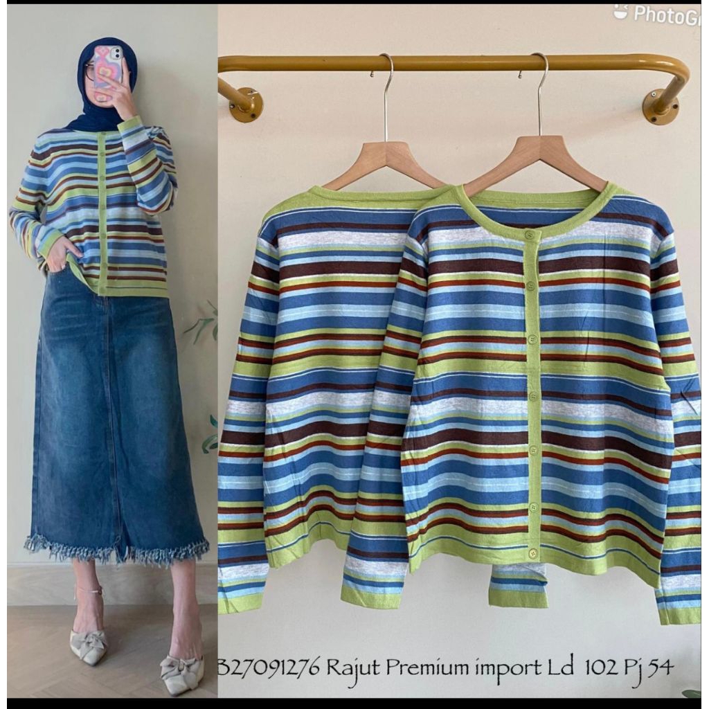 Real pic TERMURAH Cardigan Oversize Rajut Bangkok PREMIUM Butik / Cardi Jumbo Rajut PREMIUM / Outer 