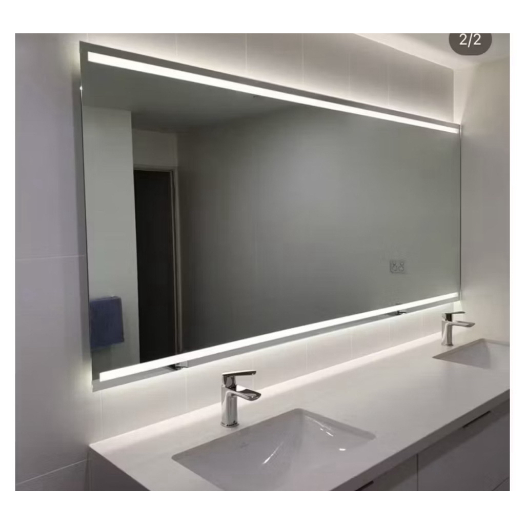 Cermin Dinding Kamar Mandi Wastafel Rias Make Up Kaca Kamar