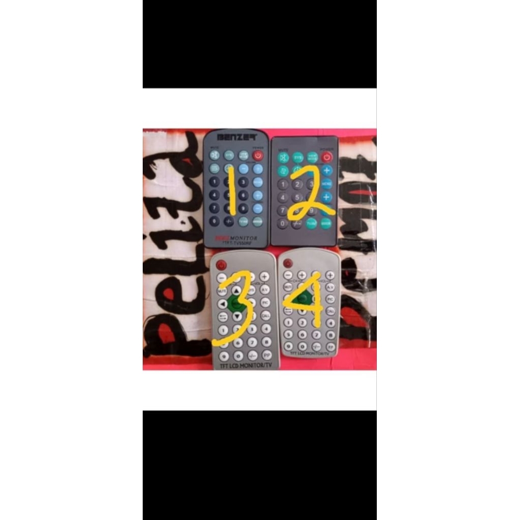 REMOT MONITOR TFT TV HOLLYWOOD ORIGINAL TERLENGKAP