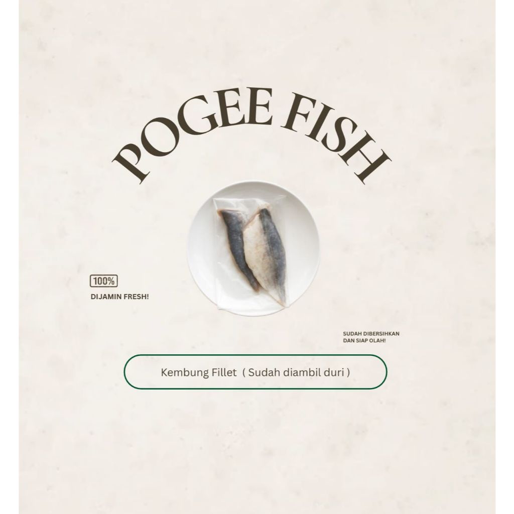 Fillet Ikan Kembung Fresh Mpasi Ikan Segar Kediri