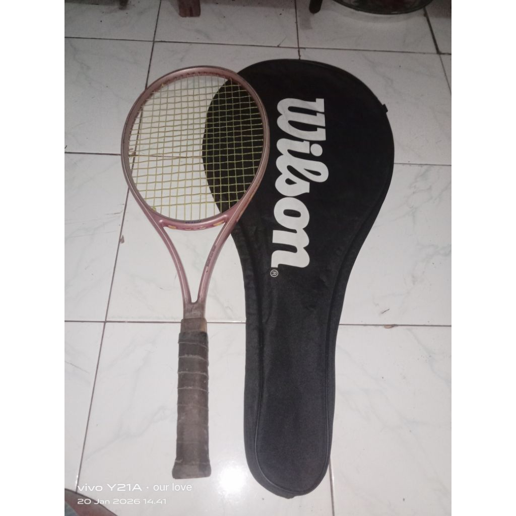 jual raket tenis/second/dunlop/siap pakai