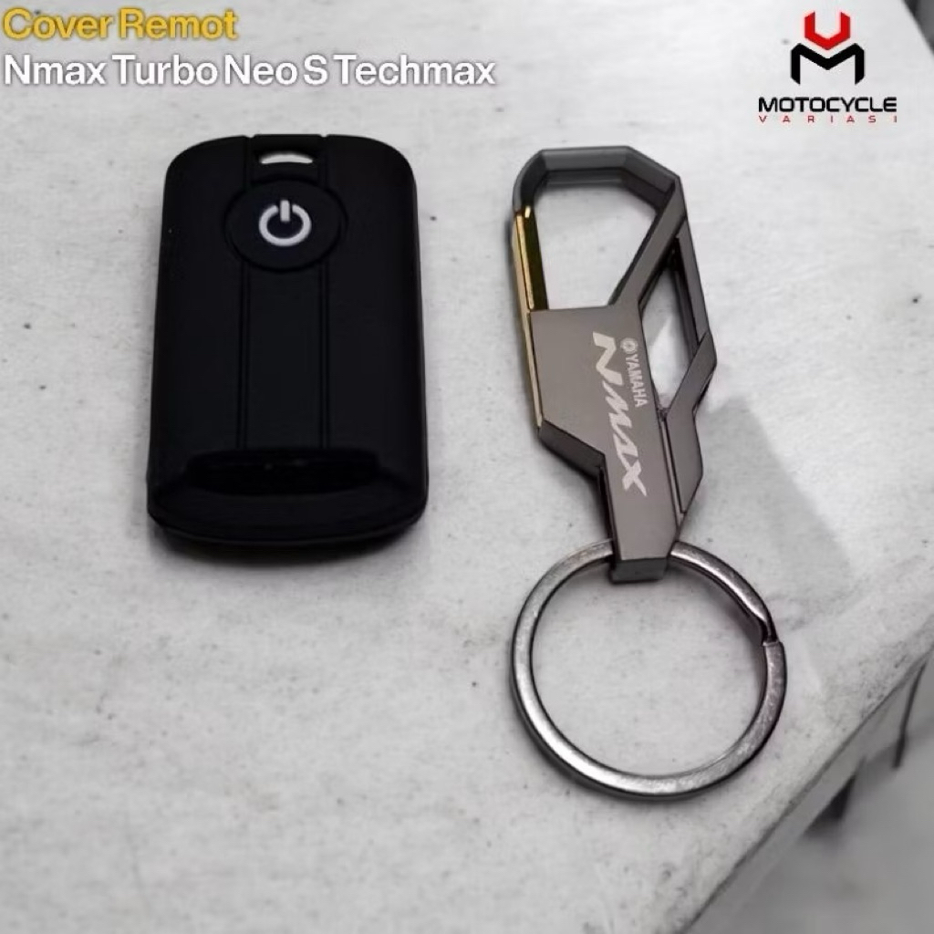 LUXION Gantungan Kunci Nmax Turbo Dan Cover Silikon Remot New Nmax Turbo