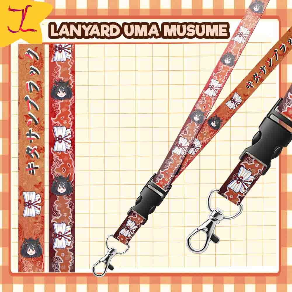 Lanyard / Tali Gantungan Leher KITASAN BLACK - UMA MUSUME