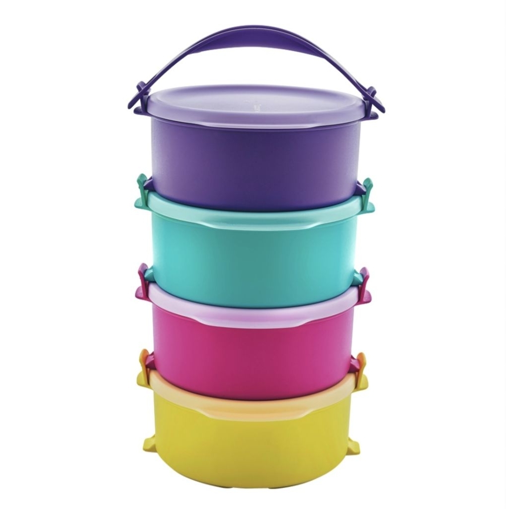 Tupperware Original Tup Tiffin Set (4) Rantang